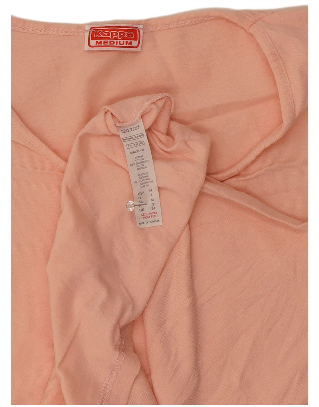 Tricou pentru femei Kappa Top UK 12 Medium Pink Bumbac