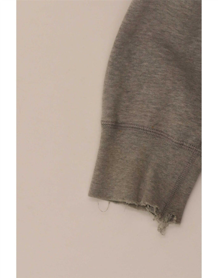 Pulover Nike Graphic Zip pentru bărbați, bumbac mare, gri