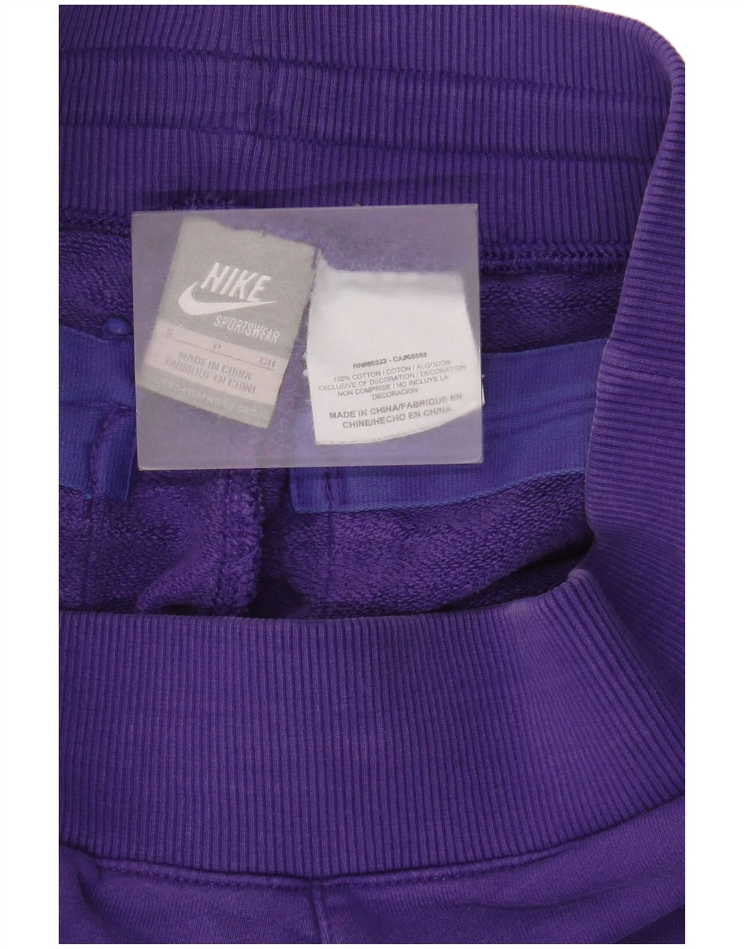Pantaloni scurti sport Nike pentru bărbați, bumbac violet mic