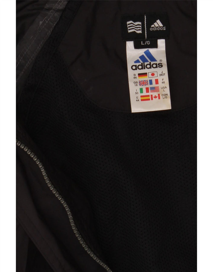 Jachetă de ploaie Climashell Adidas pentru femei UK 18 XL poliester negru