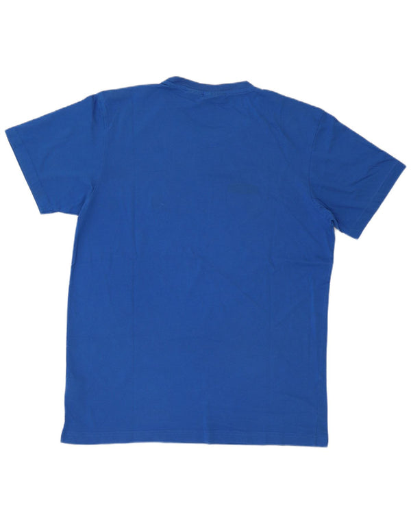 Tricou cu grafică obișnuită Fila pentru bărbați Top XL Bumbac albastru