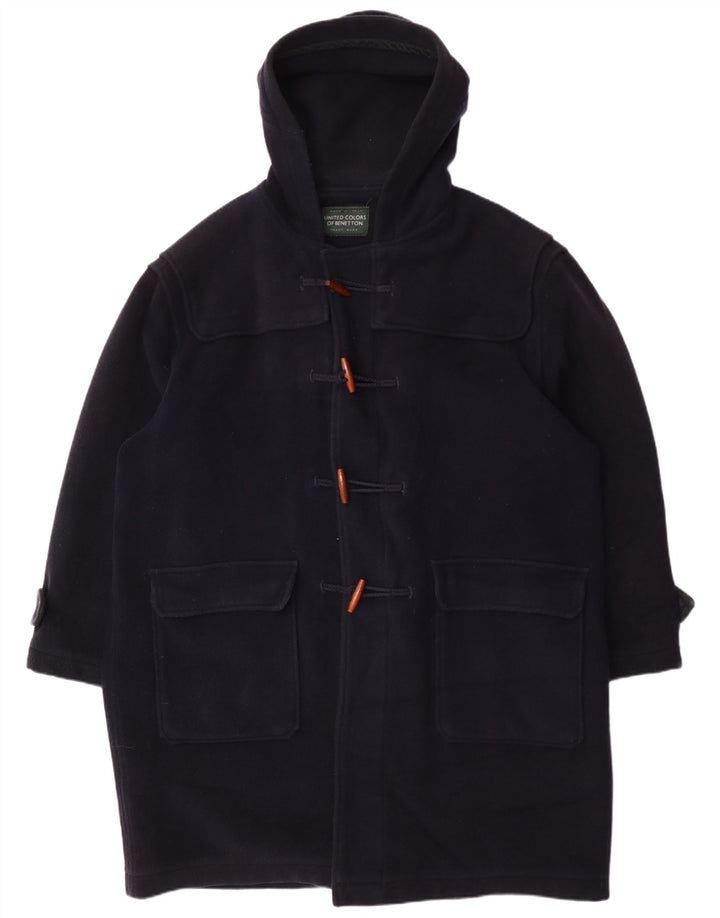 BENETTON Manson cu glugă pentru bărbați IT 54 2XL Lână bleumarin