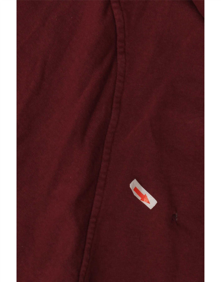 Pull & Bear Pull & Bear Pulover Oversized Hoodie pentru femei UK 14 Medium Burgundy