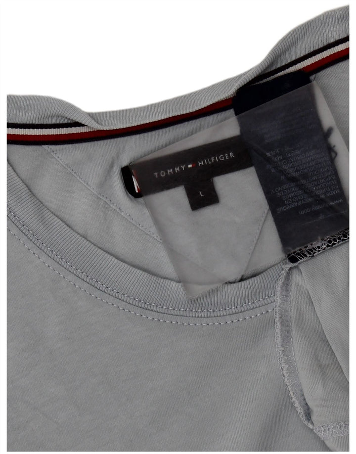 Tricou Tommy Hilfiger pentru bărbați Top mare, albastru, bumbac