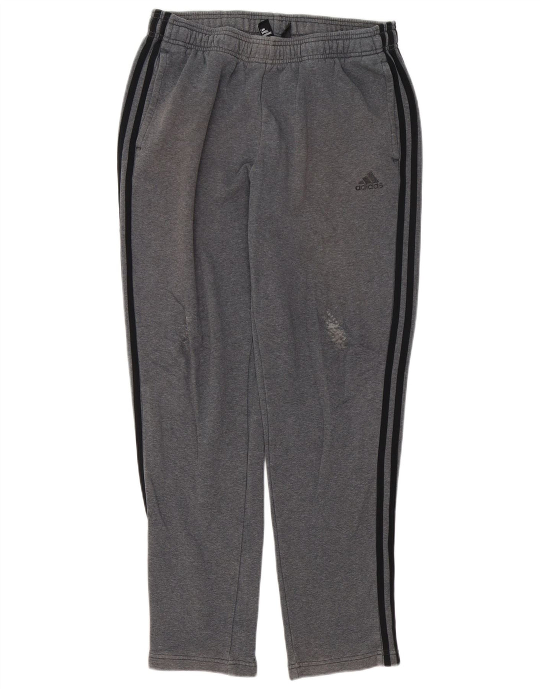Pantaloni de trening Adidas pentru bărbați, mari, gri, bumbac