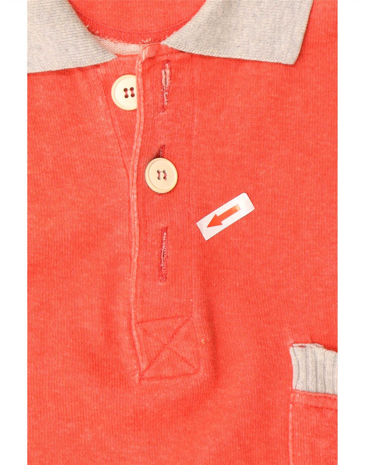 Charro Mens Polo Shirt Medium Orange