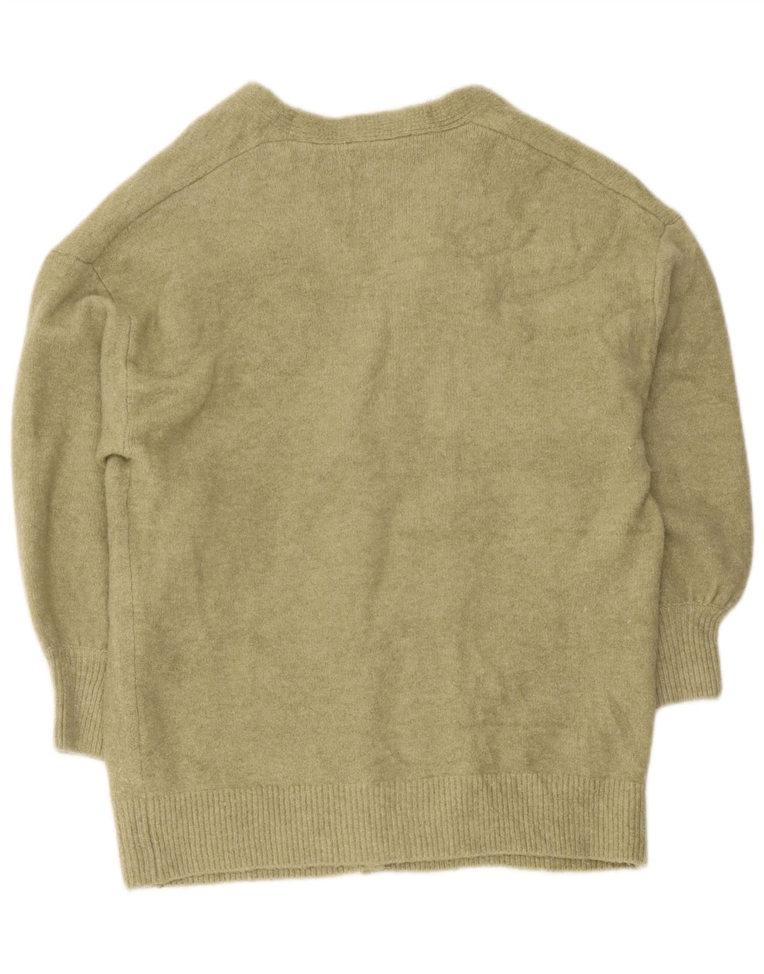 Pulover cardigan supradimensionat pentru femei Zara UK 10 Mic Kaki Acrilic
