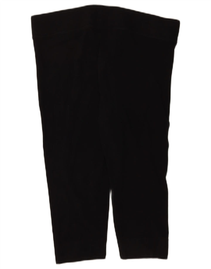 Leggings Capri pentru femei Marks & Spencer UK 16, mare, negru, bumbac