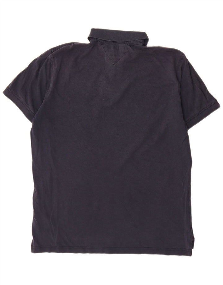 Cămașă polo Tommy Hilfiger pentru bărbați, cu formă regulată, albastru bleumarin mediu