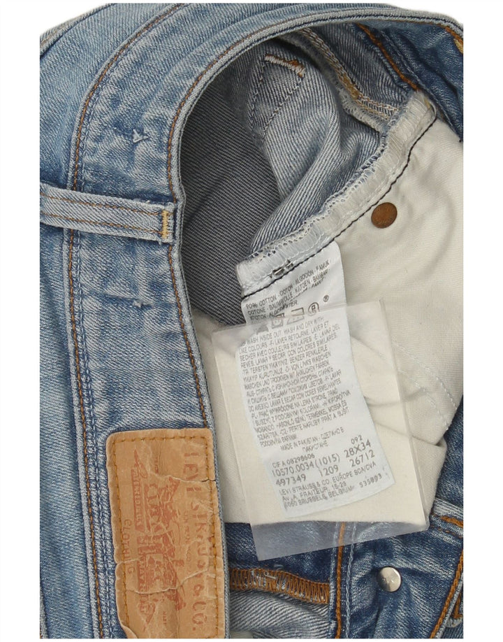 Blugi Levi's 570 drepte pentru femei W28 L30 bumbac albastru