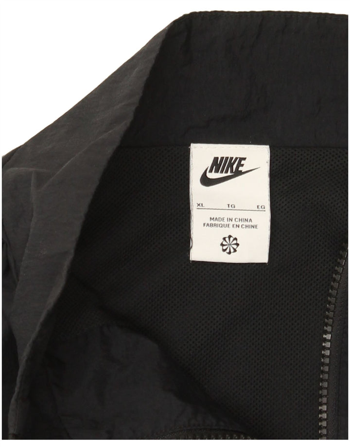Jachetă de top pentru trening Nike Graphic Loose Fit, XL, negru