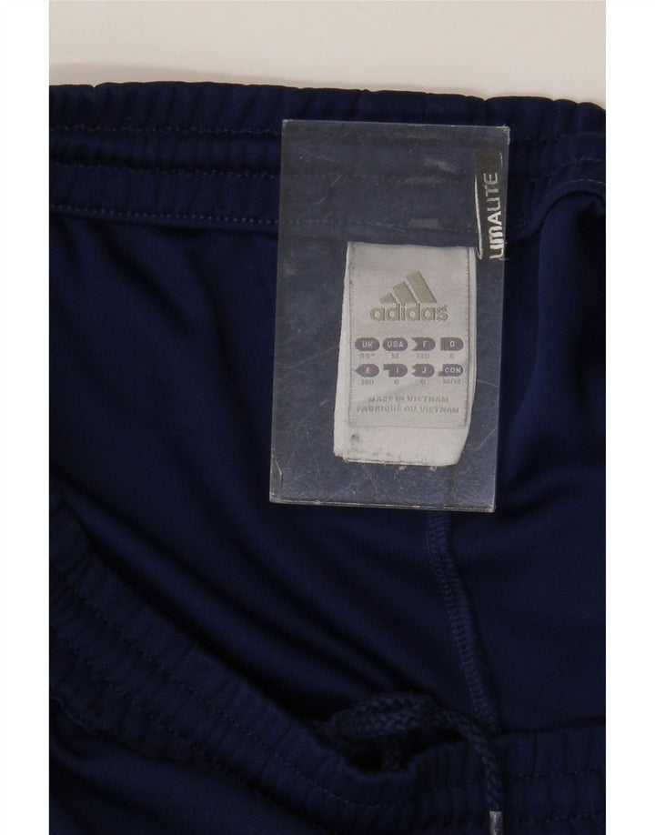 Pantaloni scurți sport adidas Climalite pentru bărbați, poliester mediu albastru