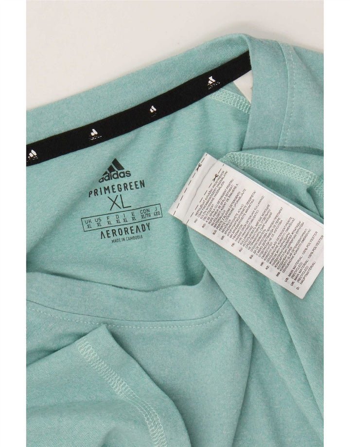 Tricou pentru bărbați Adidas Aeroready Top XL Poliester turcoaz