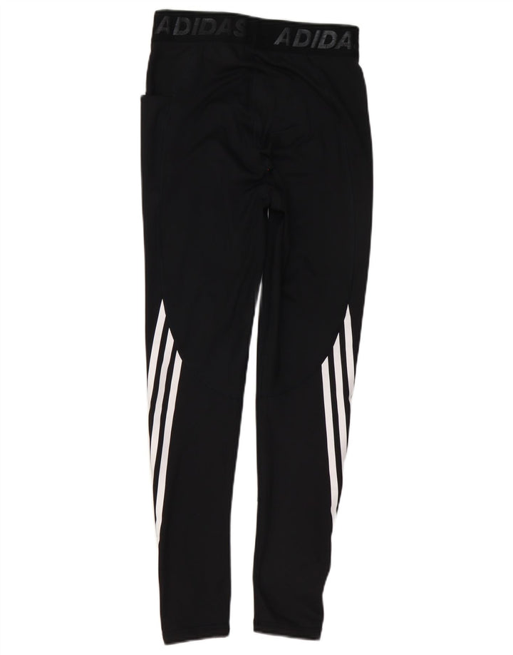 Leggings grafic Adidas pentru femei UK 8 Small Black