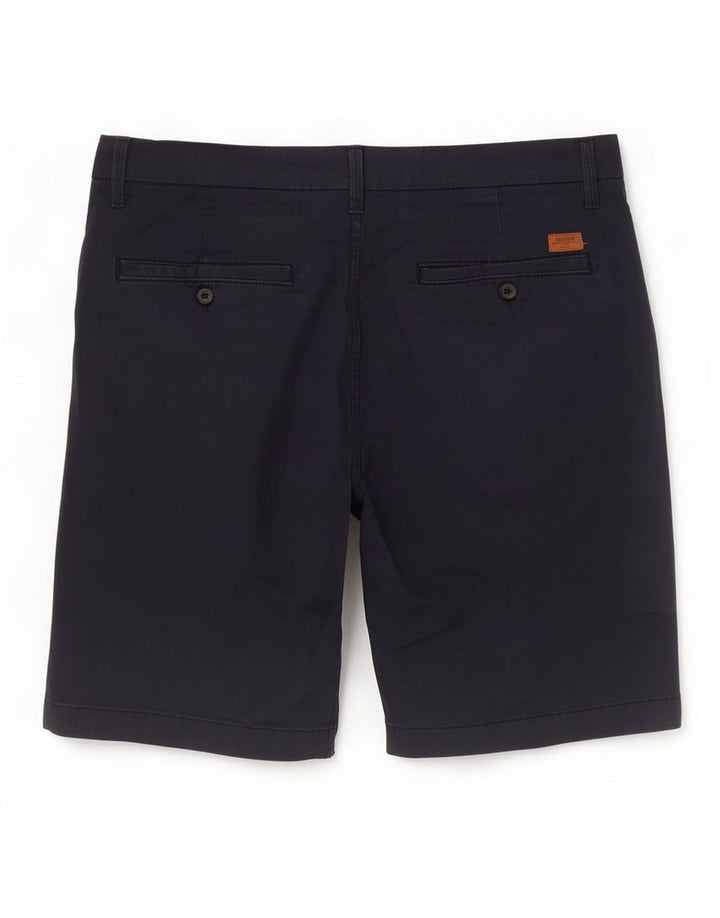 Pantaloni scurți chino pentru bărbați Timberland W32, bumbac, albastru bleumarin mediu