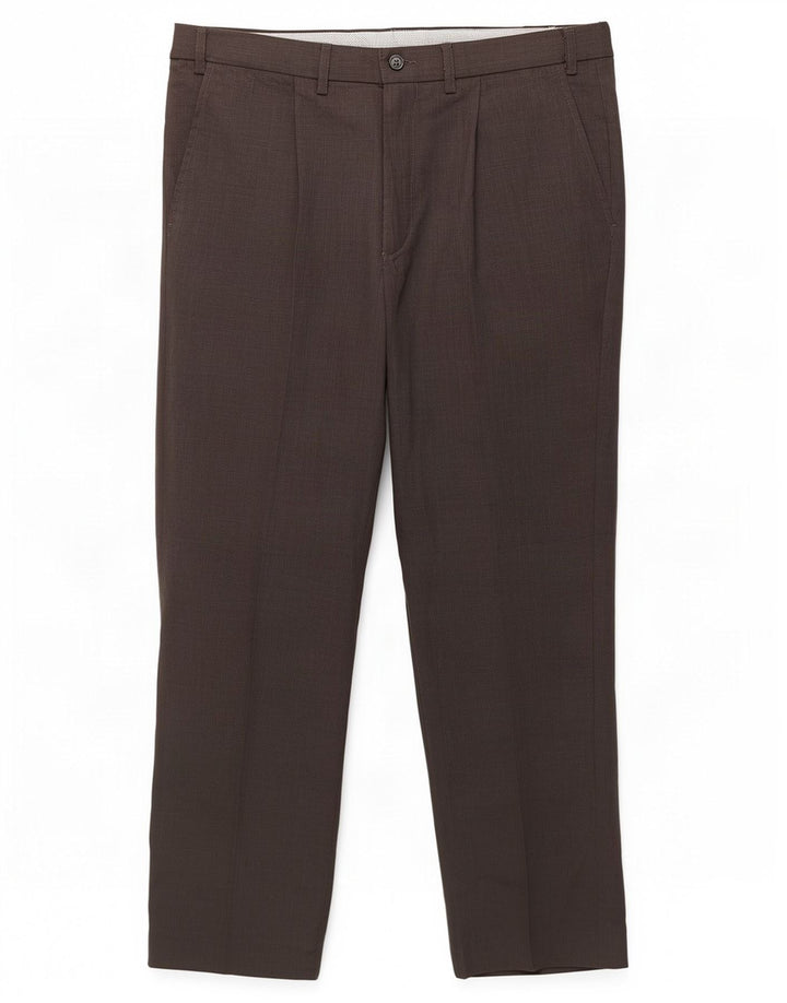 Pantaloni de costum pentru bărbați Marks & Spencer L36 L31 poliester gri