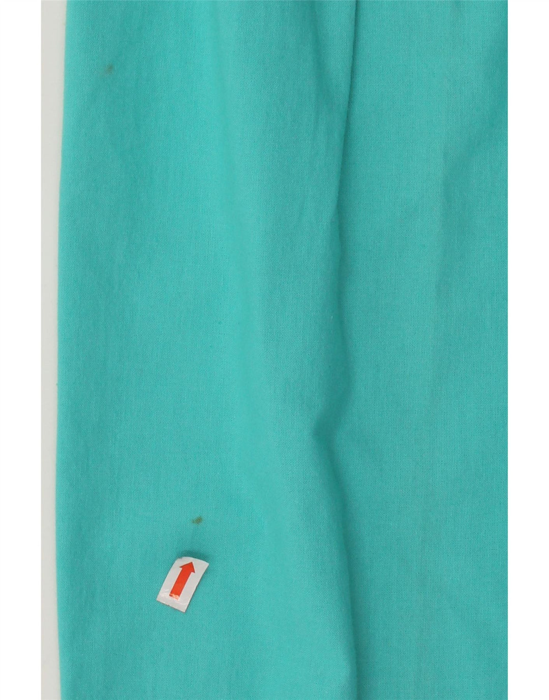 Pantaloni chino VINTAGE pentru femei cu talie înaltă L28 L27 bumbac turcoaz