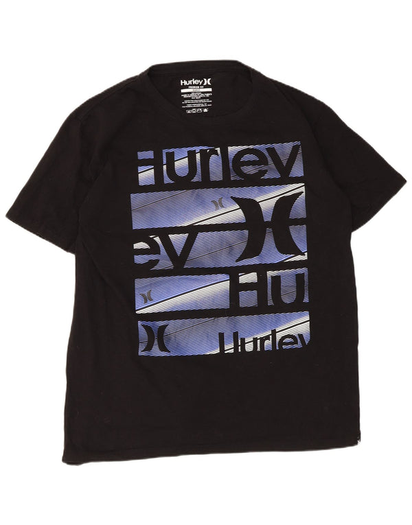 Tricou grafic Hurley Premium Fit Top XL bumbac negru