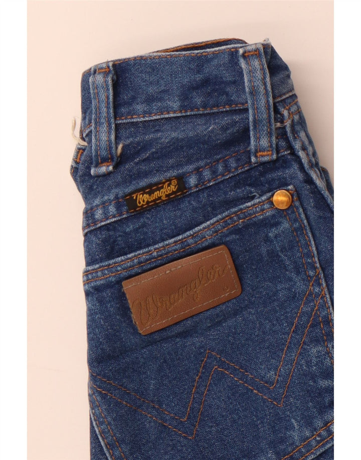 Pantaloni scurți din denim cu talie înaltă Wrangler W22 2XS Albastru