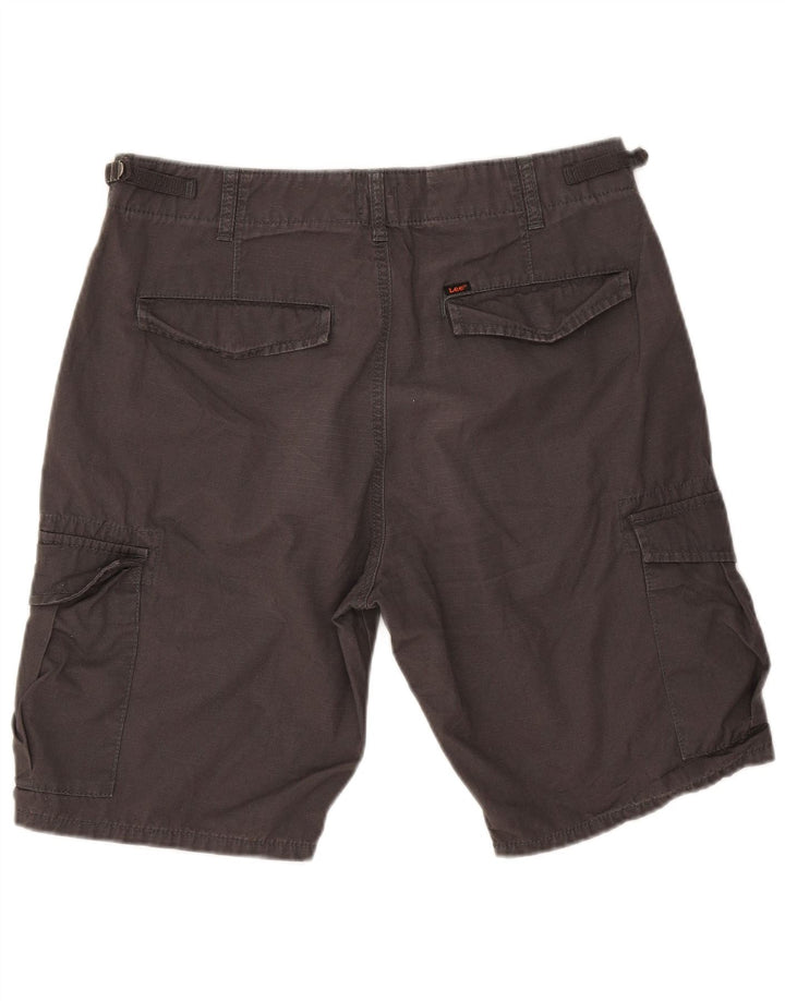 Pantaloni scurți cargo pentru bărbați Lee W32, bumbac gri mediu