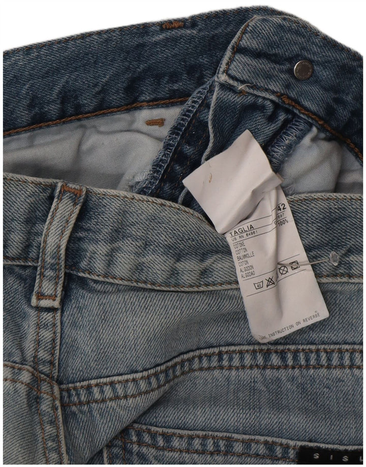 Blugi Bootcut Sisley pentru femei IT 42 Medium W30 L30 Bumbac albastru