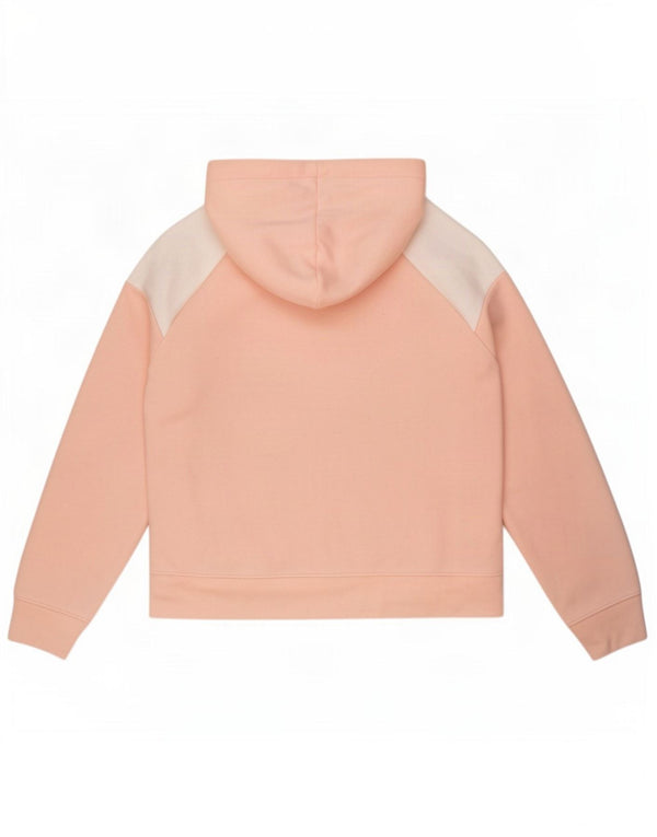 Jumper Jordan pentru fete cu glugă grafic 13-14 ani XL bumbac color-bloc roz