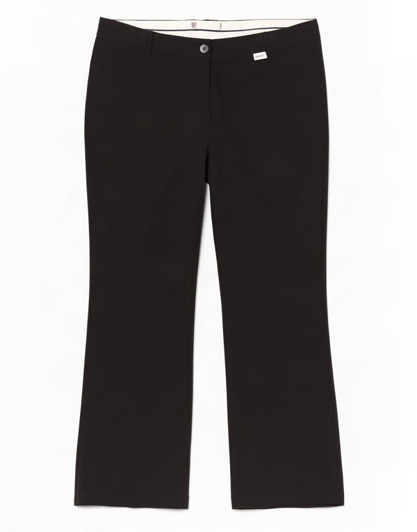 Marks & Spencer Pantaloni de costum pentru femei cu talie înaltă UK 18 XL W38 L30 Negru