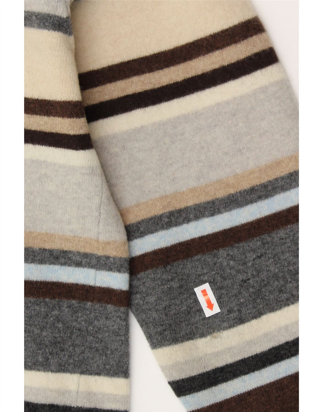 Pulover KAPPA pentru damă cu gât roșu, cu dungi mari, multicolore, UK 16