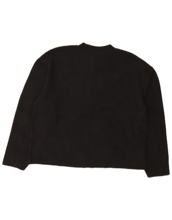 Pulover pentru damă Zara, cu gât turnut, UK 14 Medium Negru