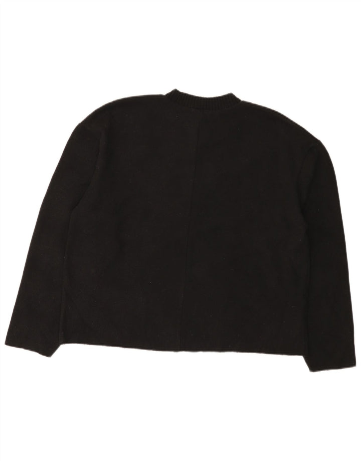 Pulover pentru damă Zara, cu gât turnut, UK 14 Medium Negru