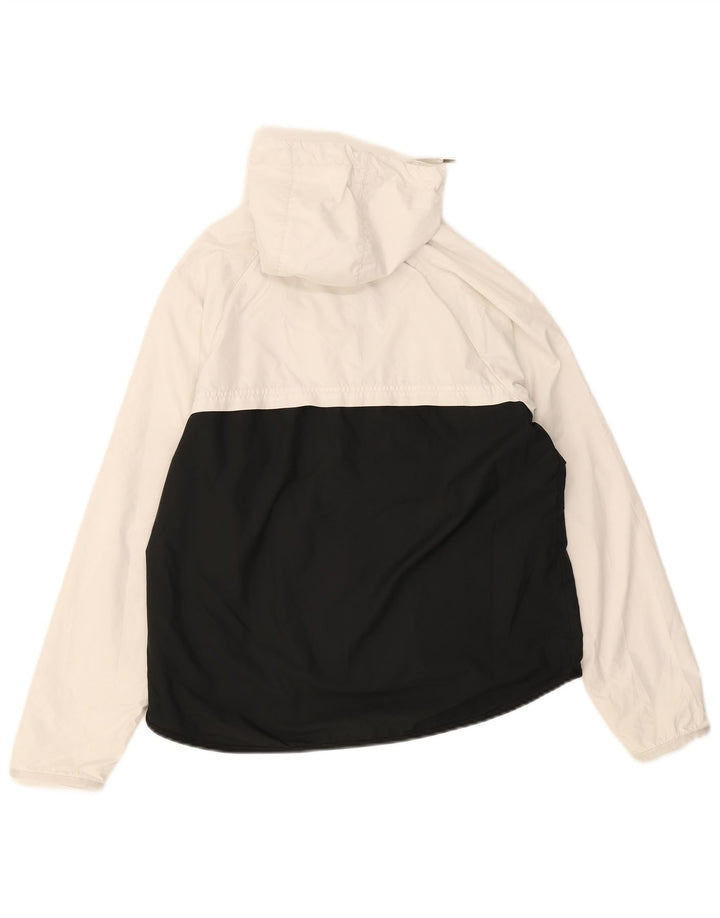 Jachetă de ploaie cu glugă Nike pentru bărbați UK 36, alb, mic, bloc de culoare