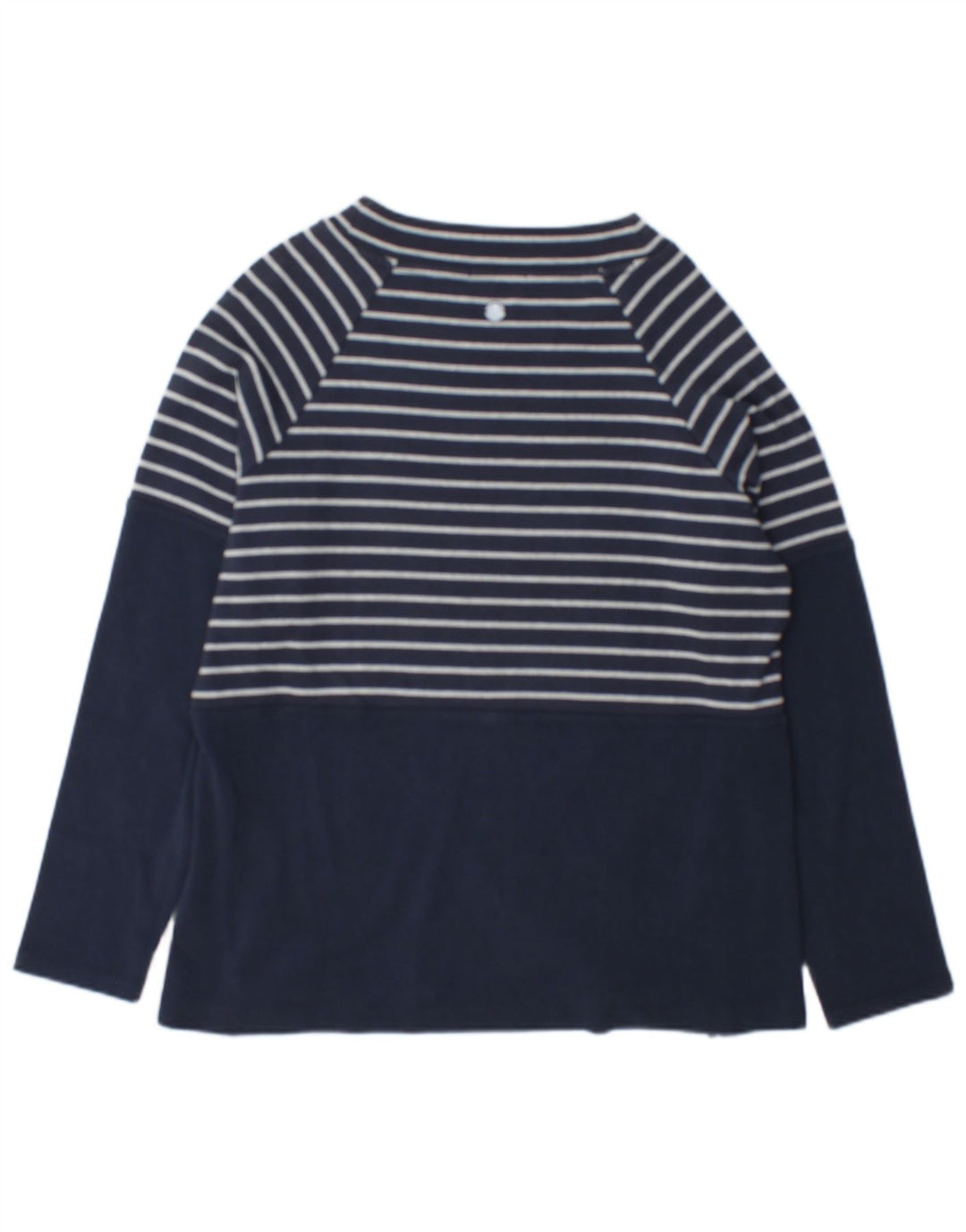 Top pentru femei Barbour cu mânecă lungă UK 12, mediu, bleumarin, bumbac cu dungi
