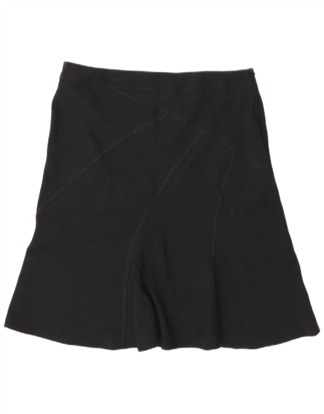 Fustă A-Line pentru femei Marks & Spencer UK 14 Large W32 Poliester negru