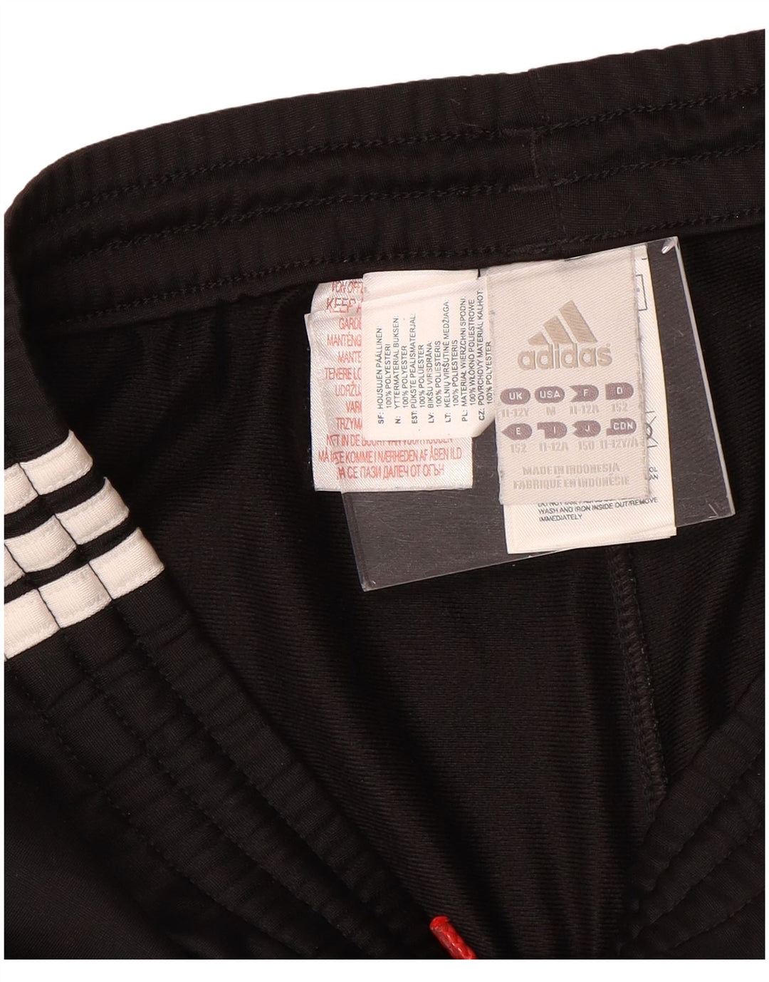 Pantaloni de trening ADIDAS pentru băieți Pantaloni de jogging 11-12 ani, negru, color block