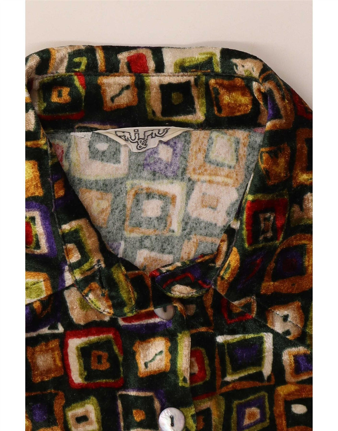 Cămașă Piu & Femei UK 12 Medium Multicolor Geometric