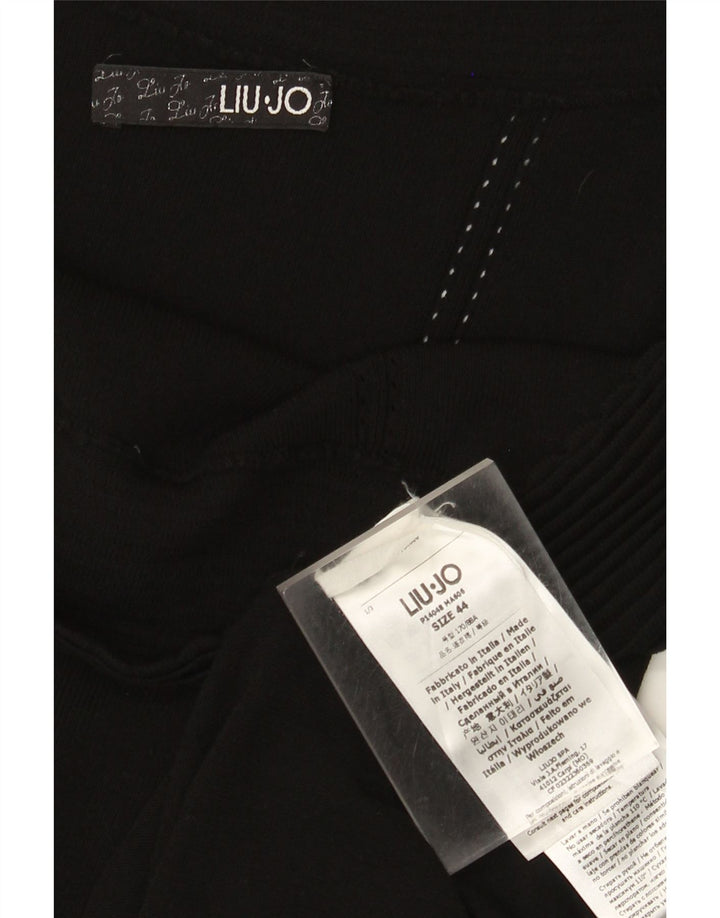 Rochie Liu Jo pentru femei cu umăr dezactivat IT 44 Medium Black Viscose