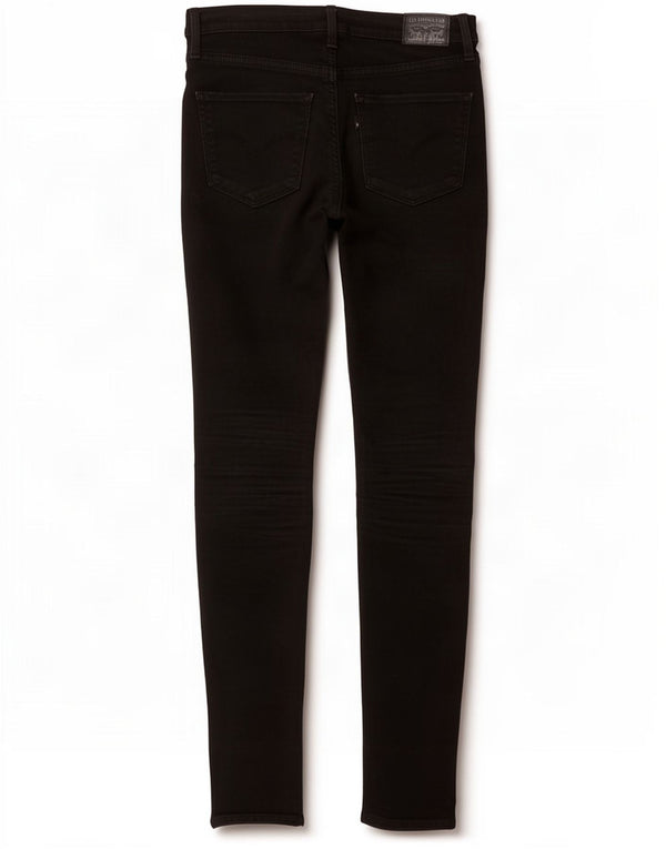 Blagi super skinny cu talie mare 720 Levi's W29 L29 bumbac negru