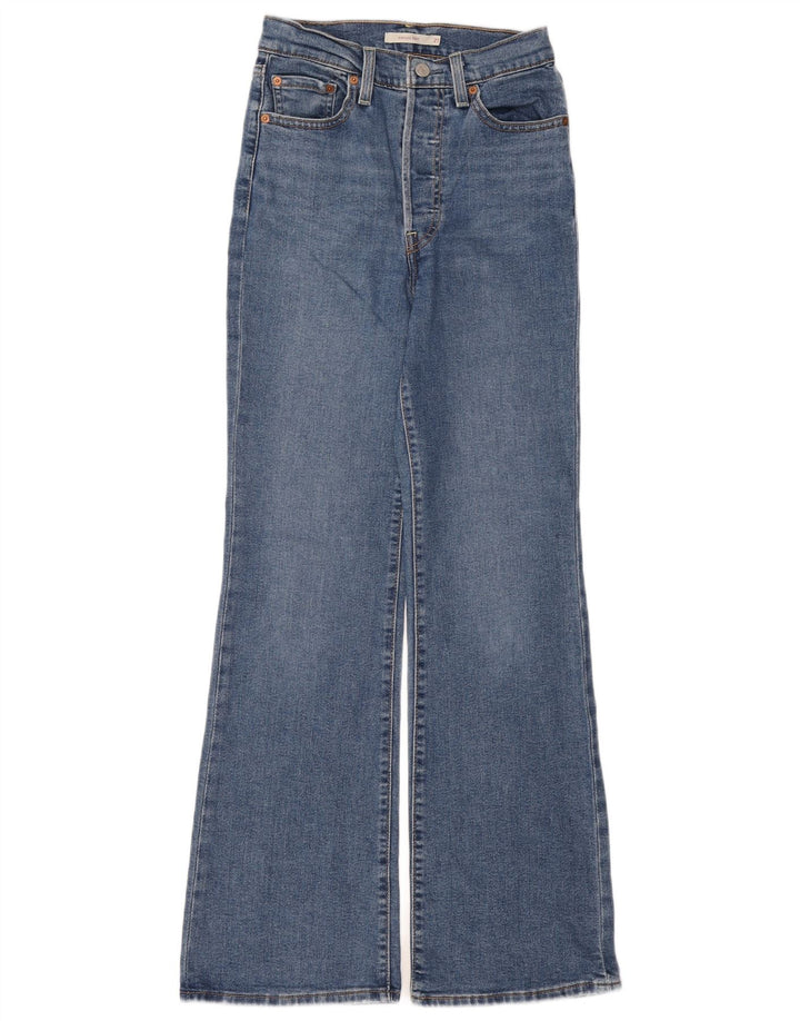 Blugi Levi's Ribcage Bootcut W27 L31 Blue Bumbac