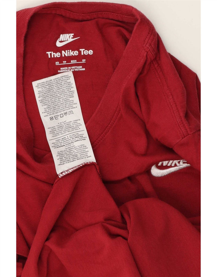 Tricou pentru bărbați Nike Top XS Bumbac roșu