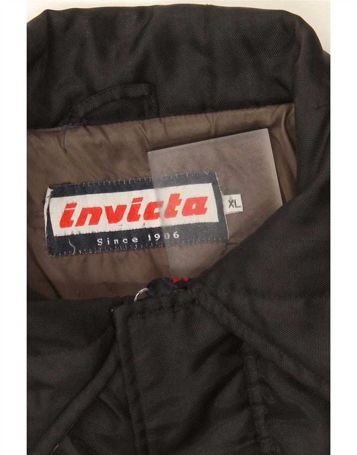 Jachetă căptușită pentru bărbați Invicta UK 42 XL Negru Colorblock