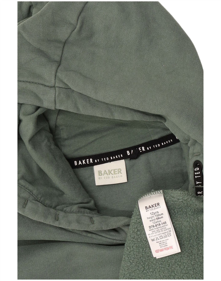 Pulover pentru fete TED BAKER, cu grafică, 11-12 ani, bumbac verde