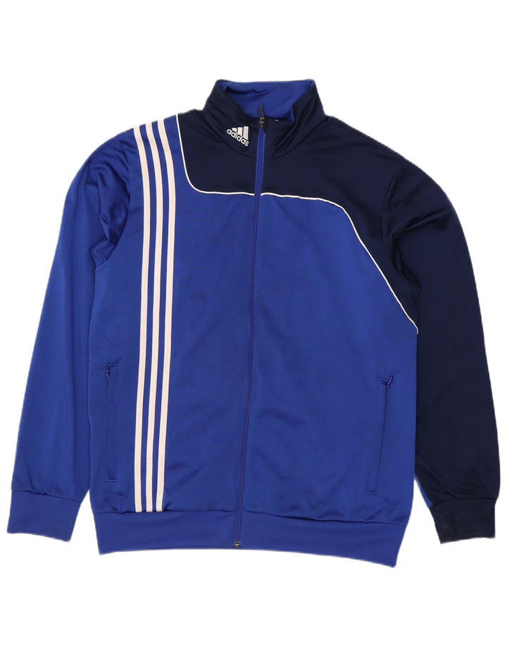 Jachetă de trening pentru bărbați Adidas Marea Britanie 42/44, mare, albastru, poliester