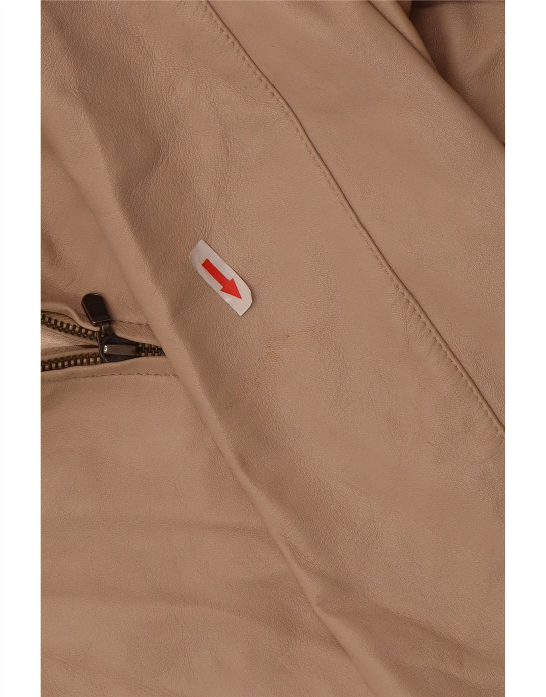 Jachetă de piele Lakeland pentru femei UK 12 Medium Beige Piele