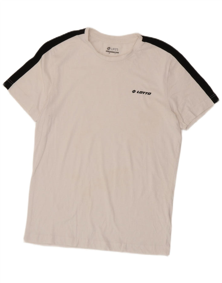 Tricou Bărbați LOTTO Life's Top Medium White Colorblock