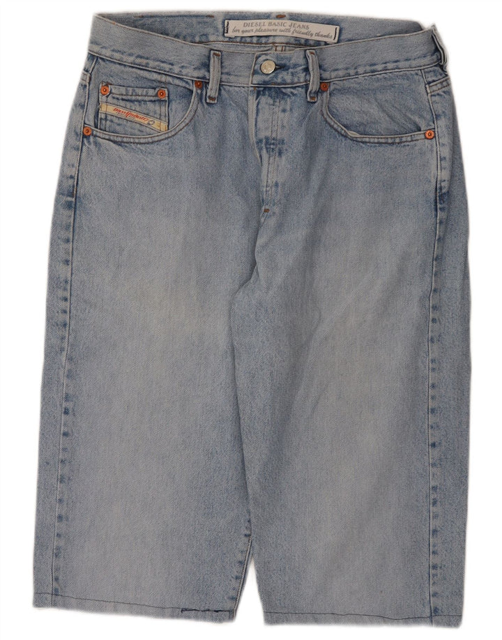 Pantaloni scurți din denim pentru bărbați Diesel W34, mare, albastru, bumbac