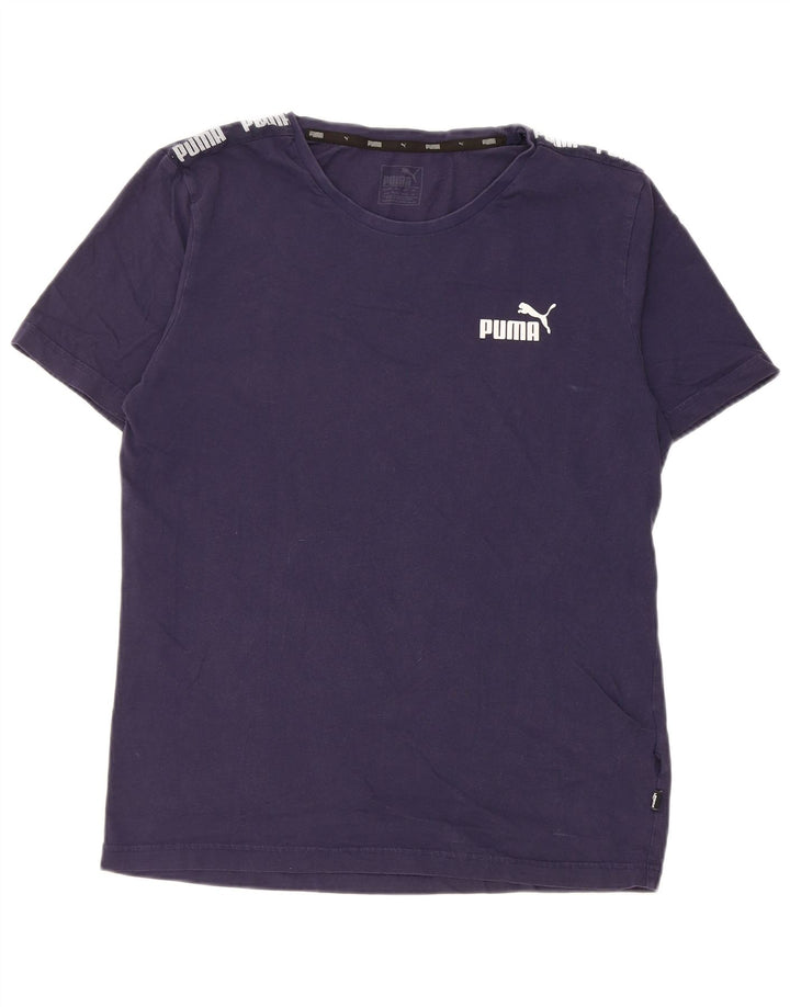 Tricou grafic Puma pentru bărbați Top Mediu Bleumarin