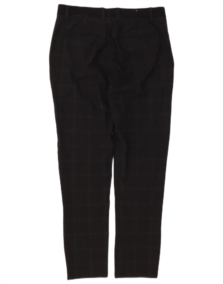 Pantaloni chino slim pentru bărbați Zara Mediu L31 L30 Negru Check