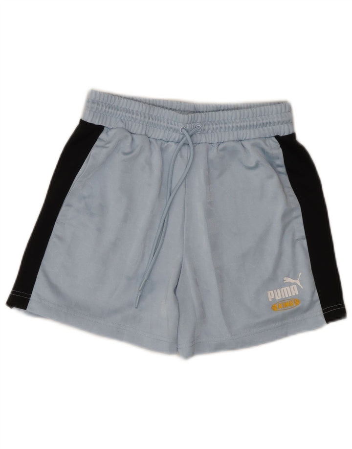 Pantaloni scurți sport Puma pentru bărbați UK 10 Small Blue Colorblock