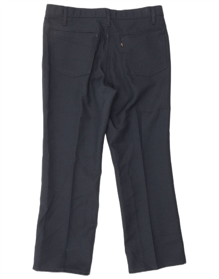 Pantaloni casual drepti pentru bărbați LEVI'S L36 L30 Poliester bleumarin
