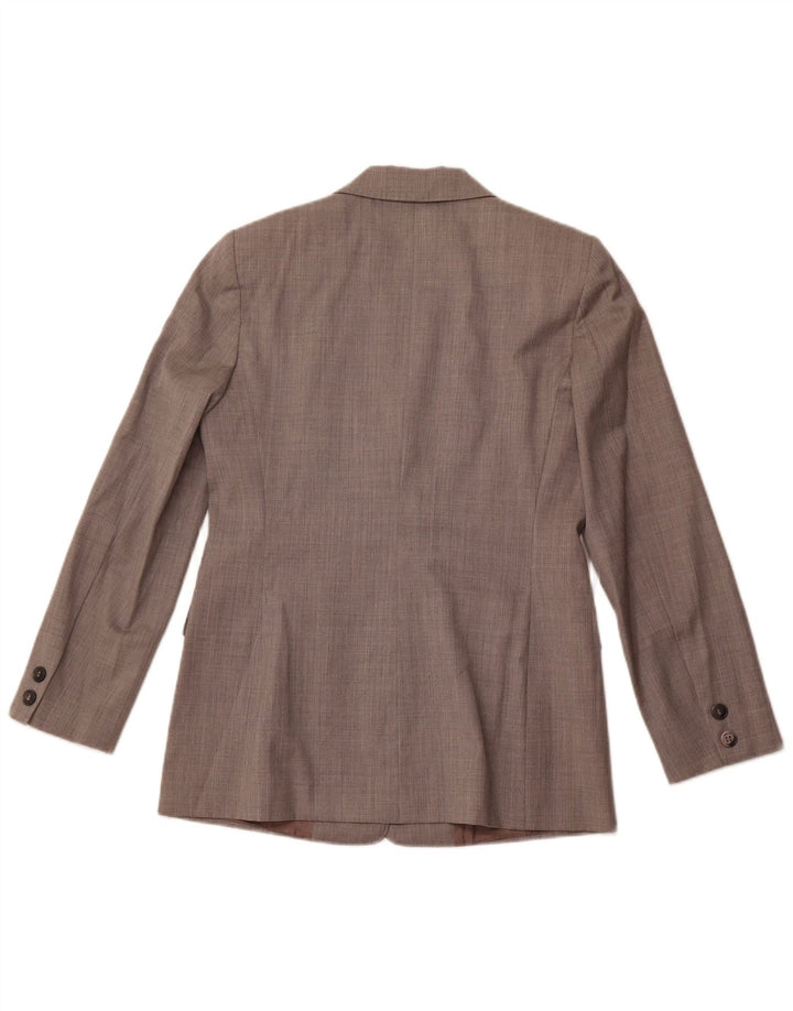 PIERRE CARDIN Jachetă pentru femei cu 3 nasturi, EU 42, gri mediu, cu dungi